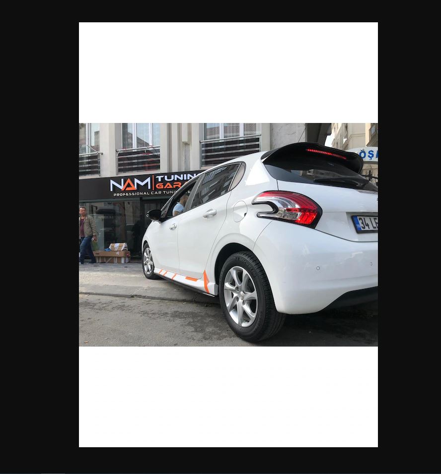 Unpainted Side Skirts for Peugeot 208 (2012–2019) – Sill Trim Body Kit Set