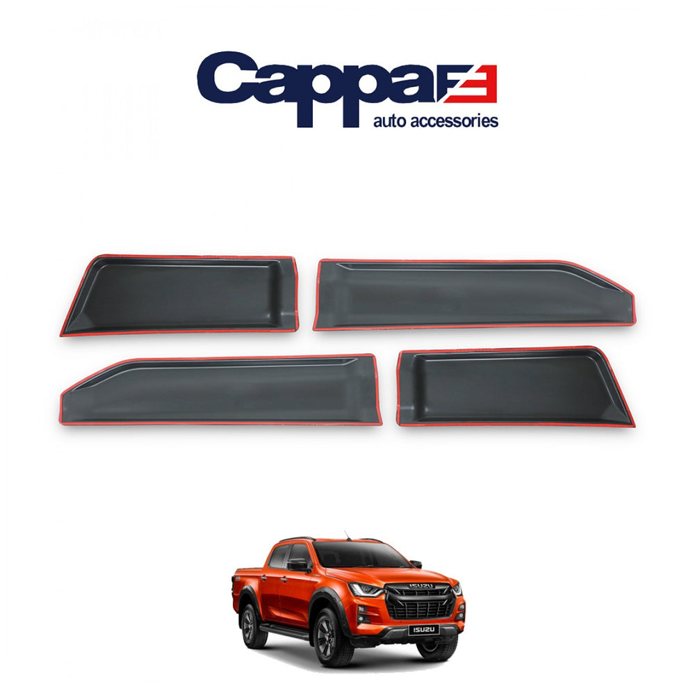 For Isuzu D-Max Side Door & Hood Protector Kit – 4-Piece Heavy-Duty Guard Set (2021 - 2026)