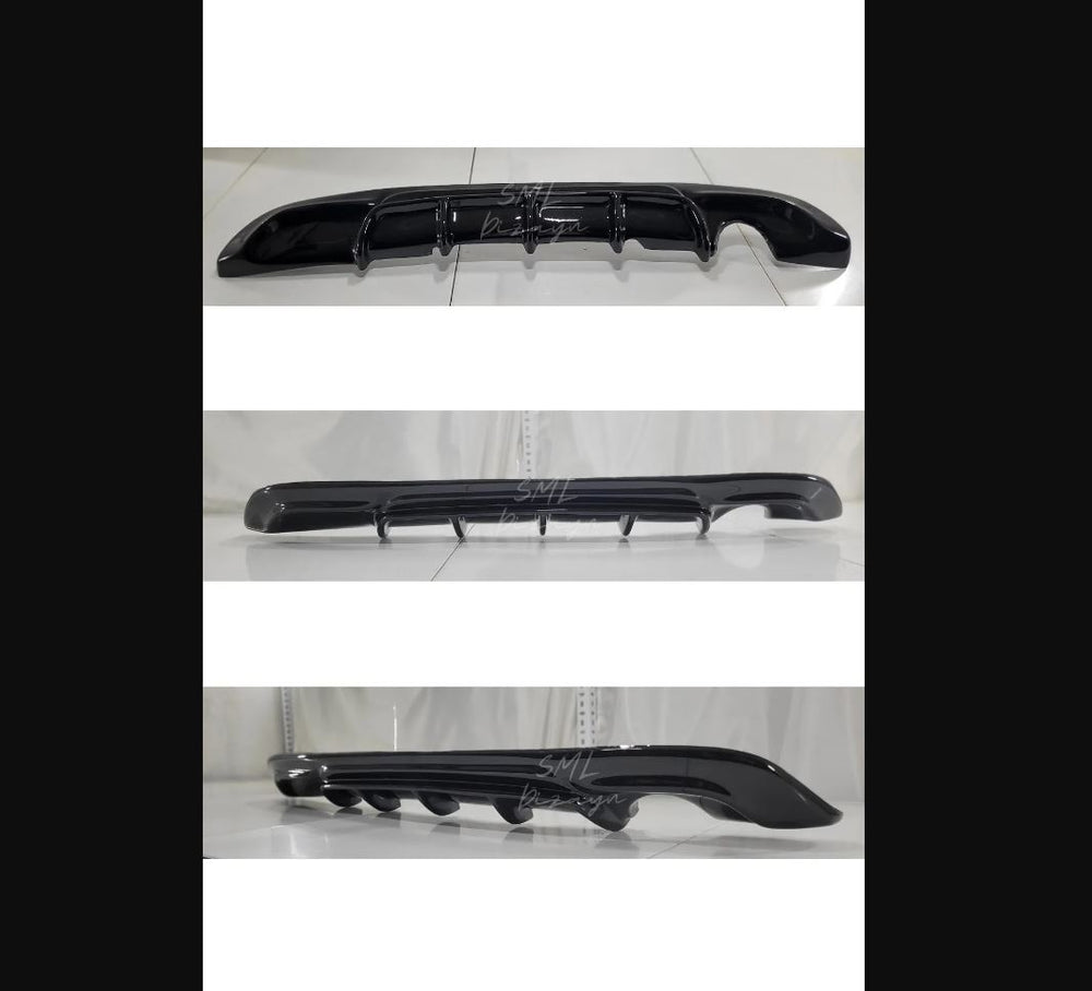 
                  
                    Glossy Black Rear Bumper Diffuser for Peugeot 301 (2017–2022) – Plastic Sporty Upgrade
                  
                