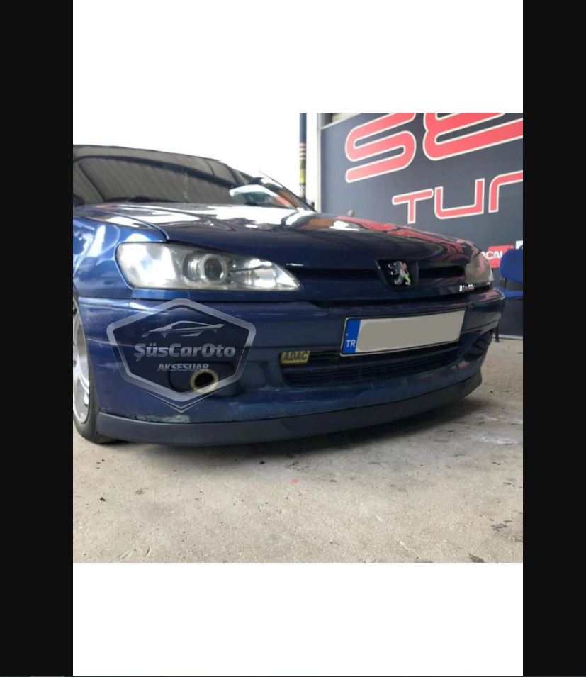 Flexible H-Style Front Lip for Peugeot 306 (1993–2002) – 2PCS Splitter Tongue Attachment
