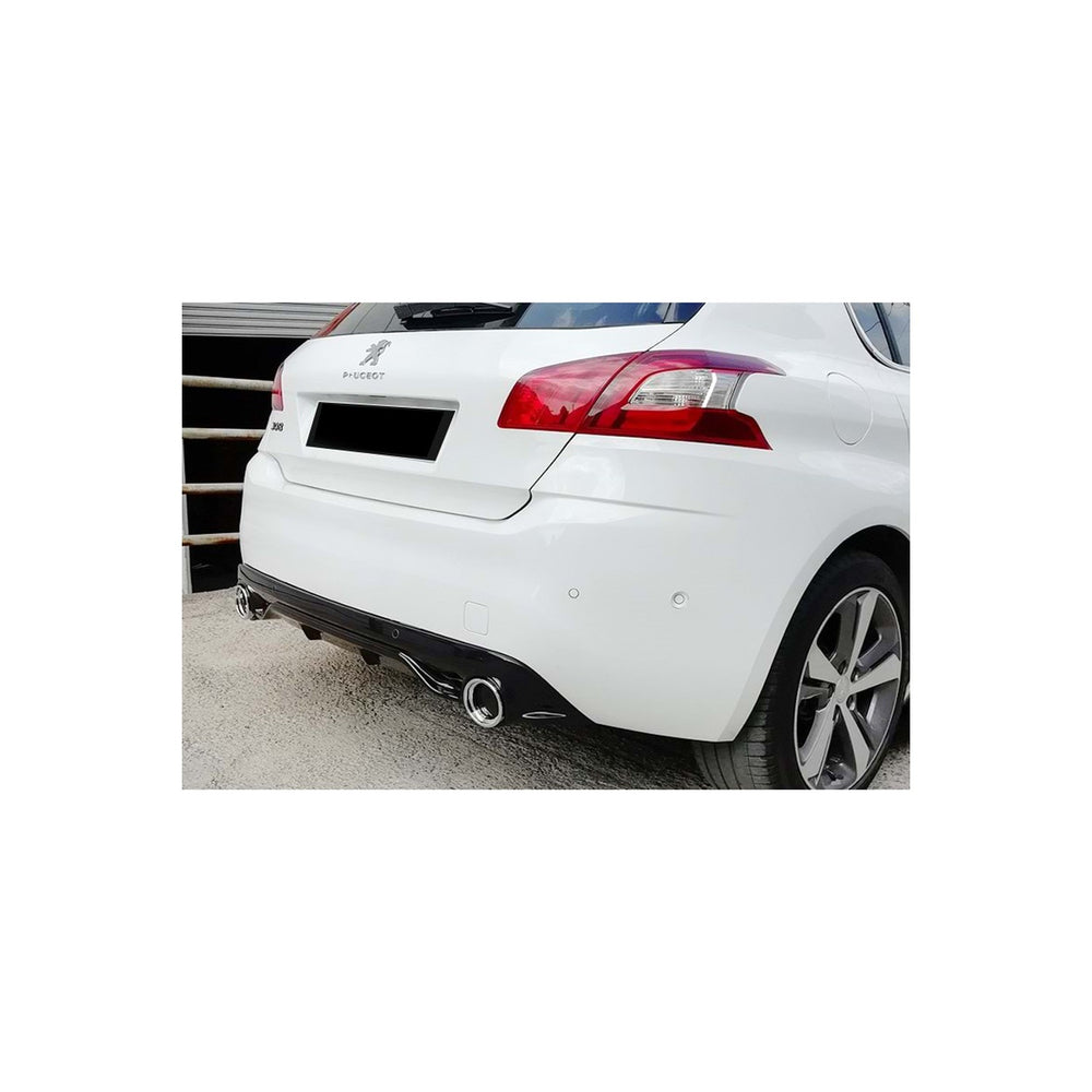 
                  
                    Racer Rear Diffuser + Chrome Exhaust Tips for Peugeot 308 (2013–2019) – Piona Black Sport Kit
                  
                