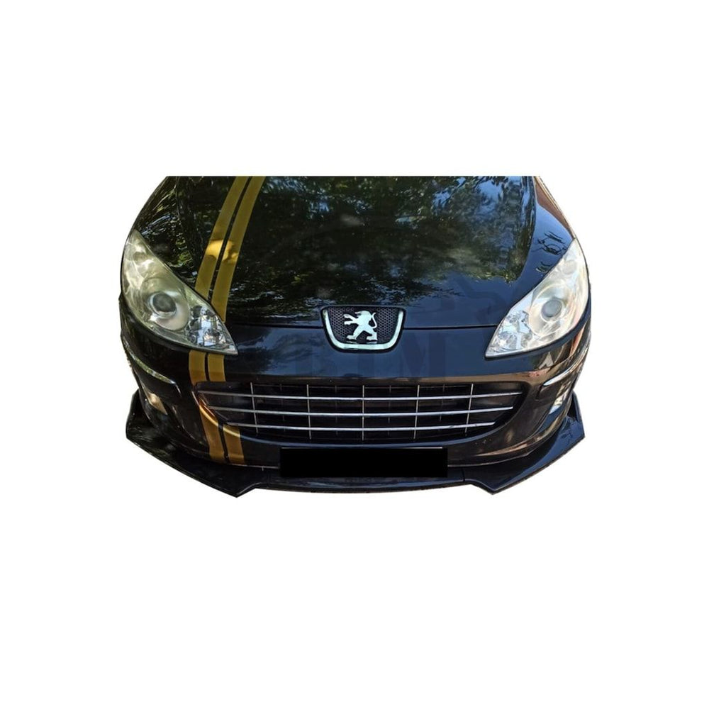 Front Bumper Lip Spoiler for Peugeot 407 (2004–2010) – Sporty Splitter Attachment Upgrade