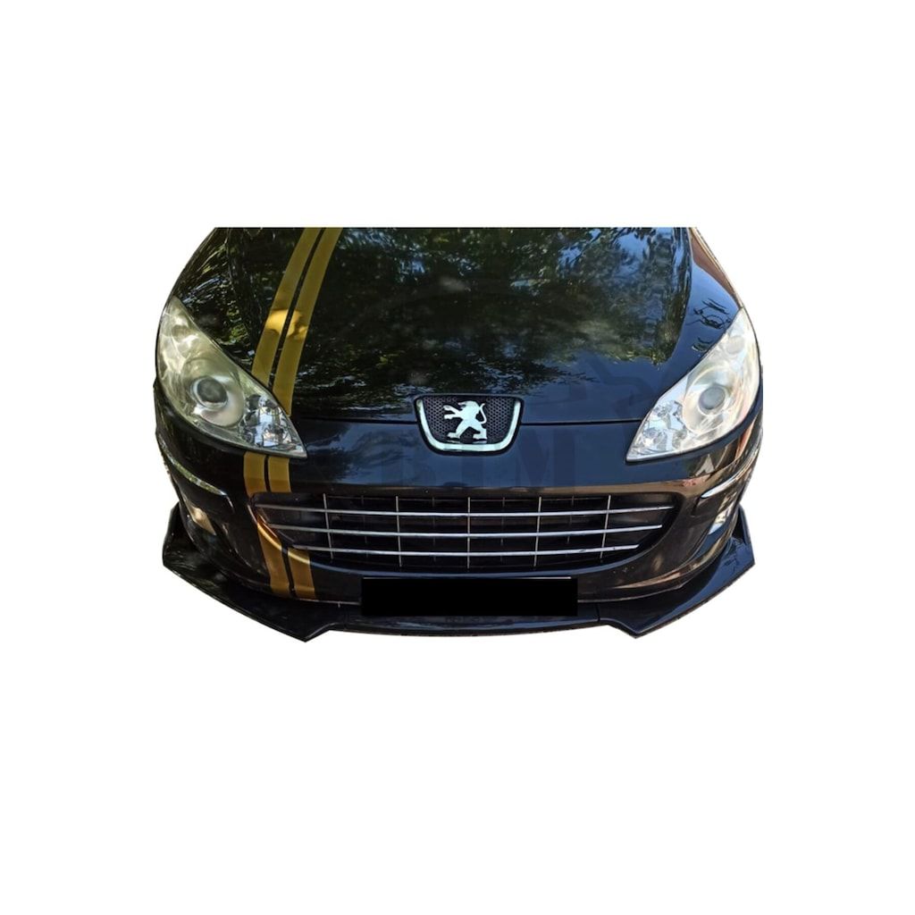 Front Bumper Lip Spoiler for Peugeot 407 (2004–2010) – Sporty Splitter Attachment Upgrade