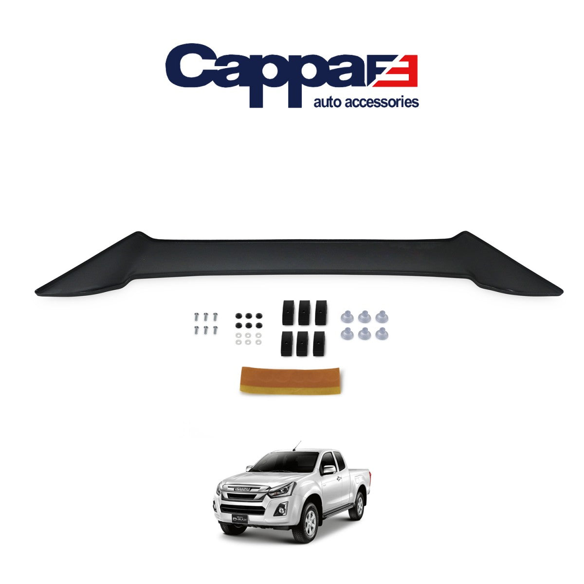 For Isuzu D-Max 2012–2019 Front Hood Deflector – Bug Shield Hood Spoiler Guard