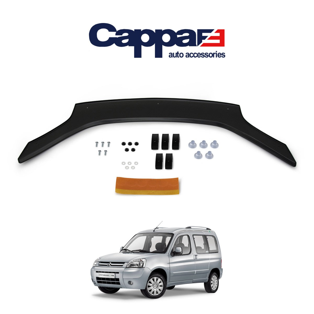For Citroën Berlingo Front Bug Shield Hood Deflector / Bonnet Protector (2004–2018)