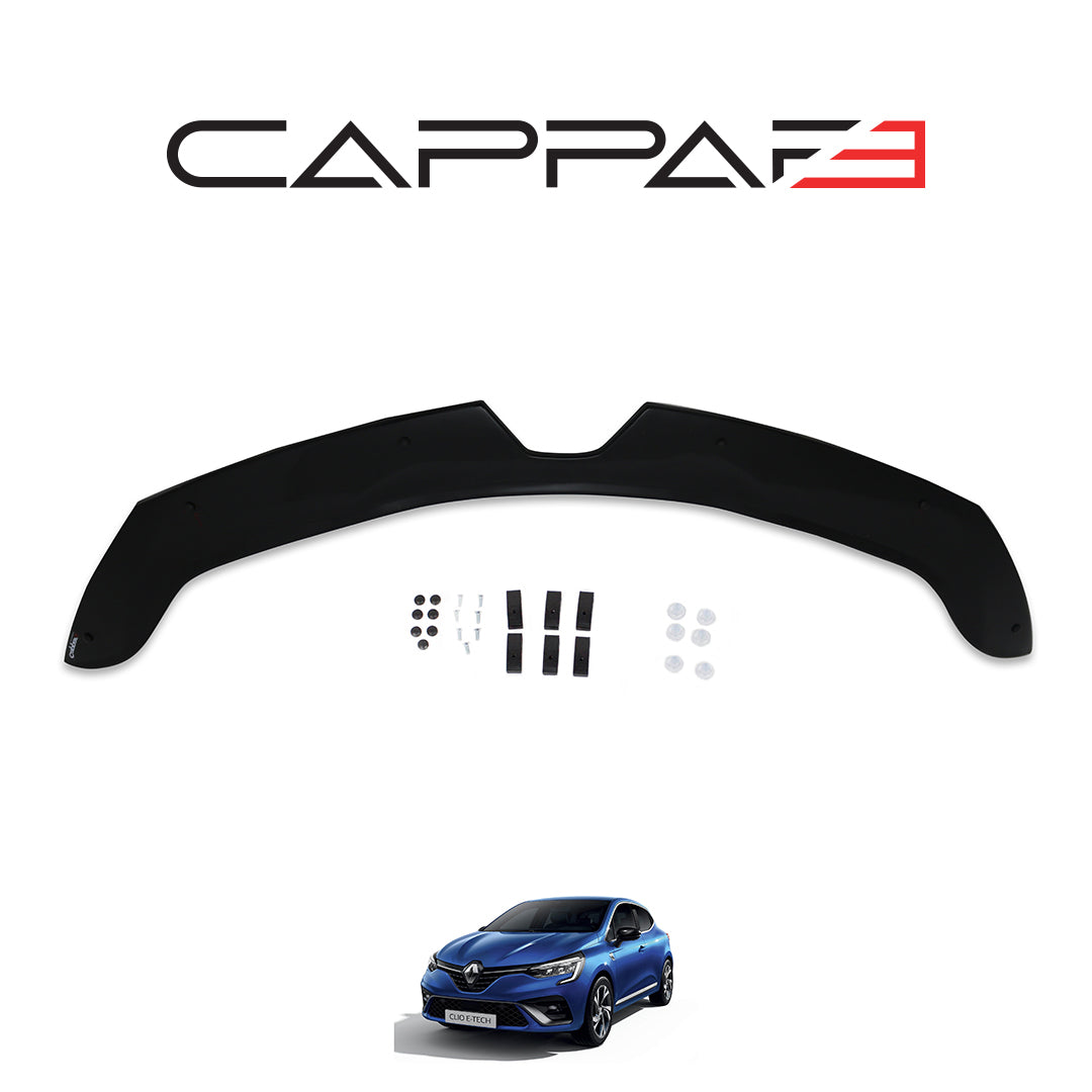 Front Hood Deflector for Renault Clio 5 (2020–2024) – Bug Shield Spoiler Guard for Bonnet Protection