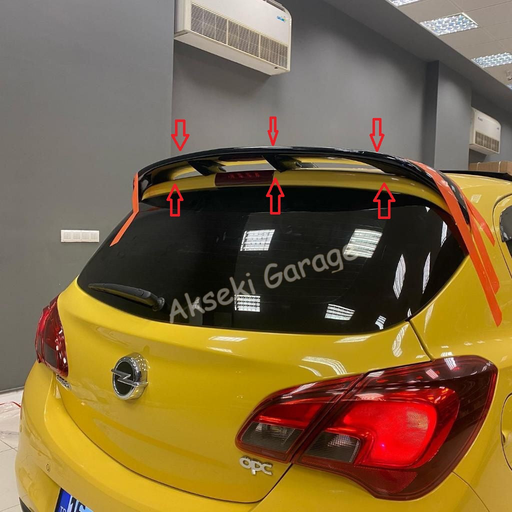 For Sport Rear Roof Spoiler for Opel Corsa E (2014–2020) – Sleek Aerodynamic Upgrade