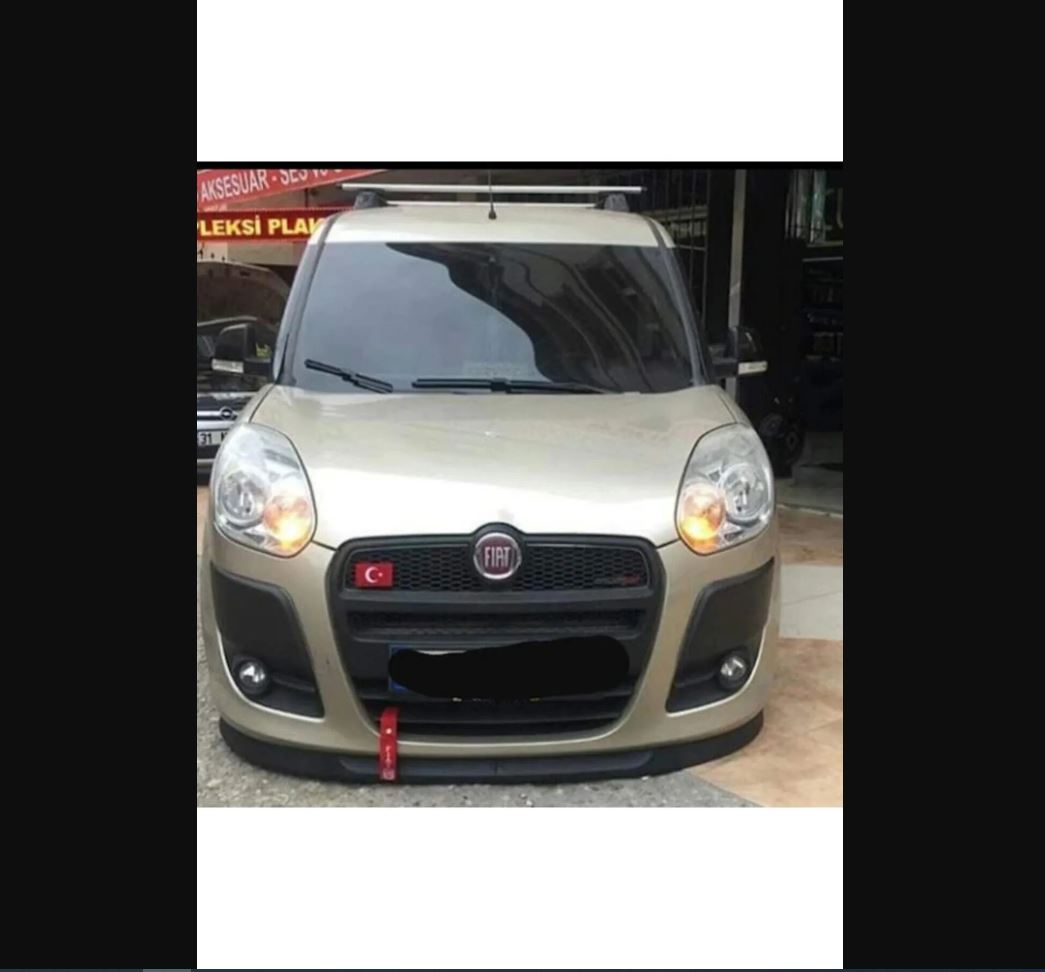 H-Type Front Bumper Lip for Fiat Doblo – 1st Quality Front Splitter Add-On