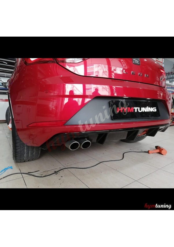 
                  
                    Custom One Outlet Glossy Black Rear Diffuser for Seat Leon Mk3.5 (2017–2020) – Sporty Upgrade
                  
                
