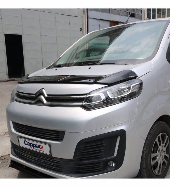 
                  
                    For Citroen Jumpy | Spacetourer 2017+ Glossy Black Hood Deflector – Bug Shield & Front Protection Spoiler
                  
                