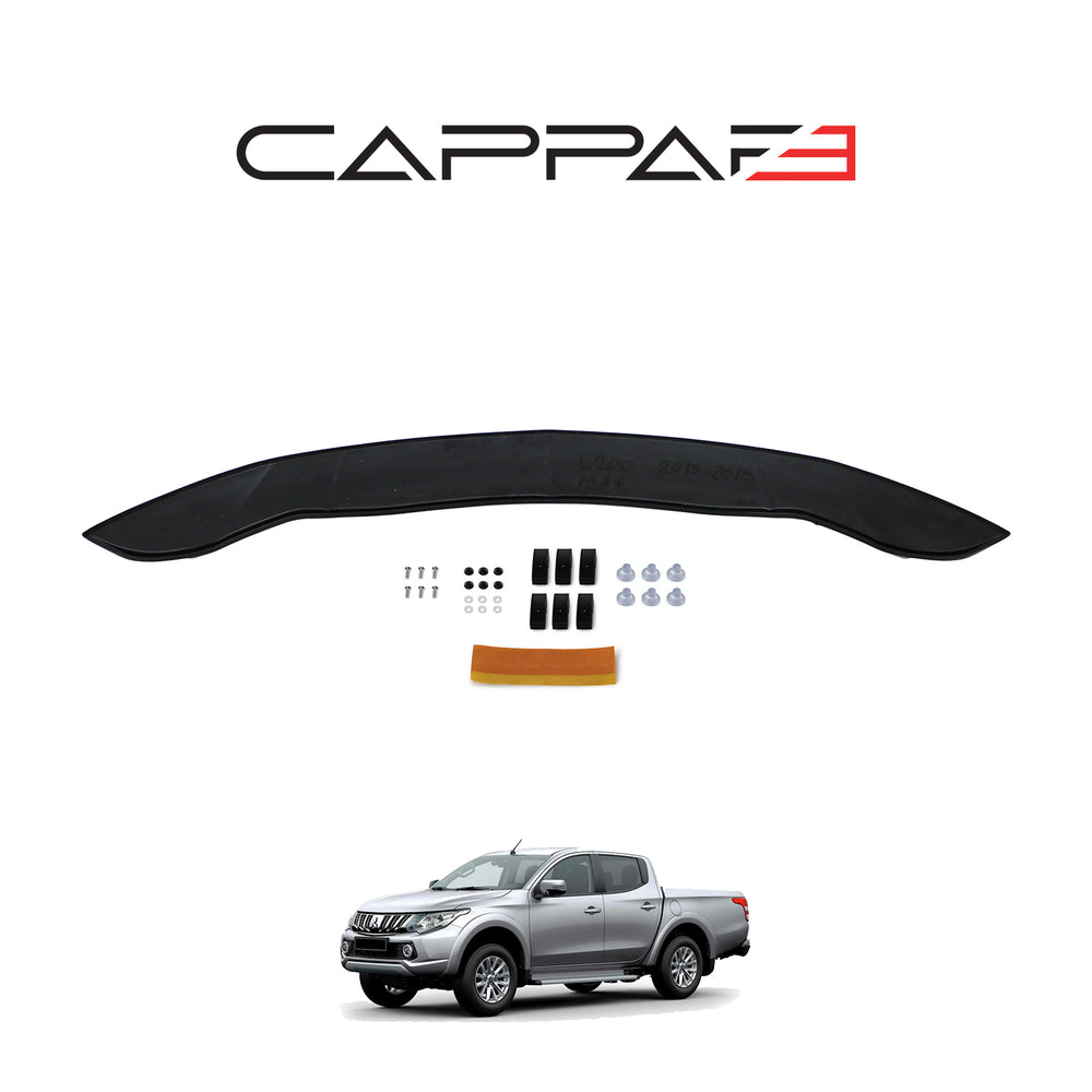 For Mitsubishi L200 Front Hood Protection Spoiler (2015–2019) – Bug Shield & Hood Deflector Guard