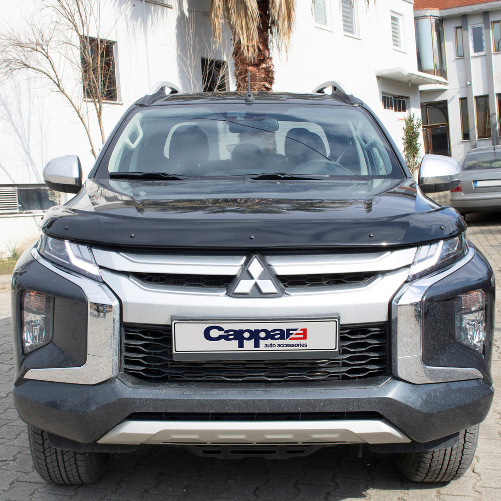 For Mitsubishi L200 Front Hood Protection Spoiler (2019–2025) – Bug Shield & Hood Deflector Guard