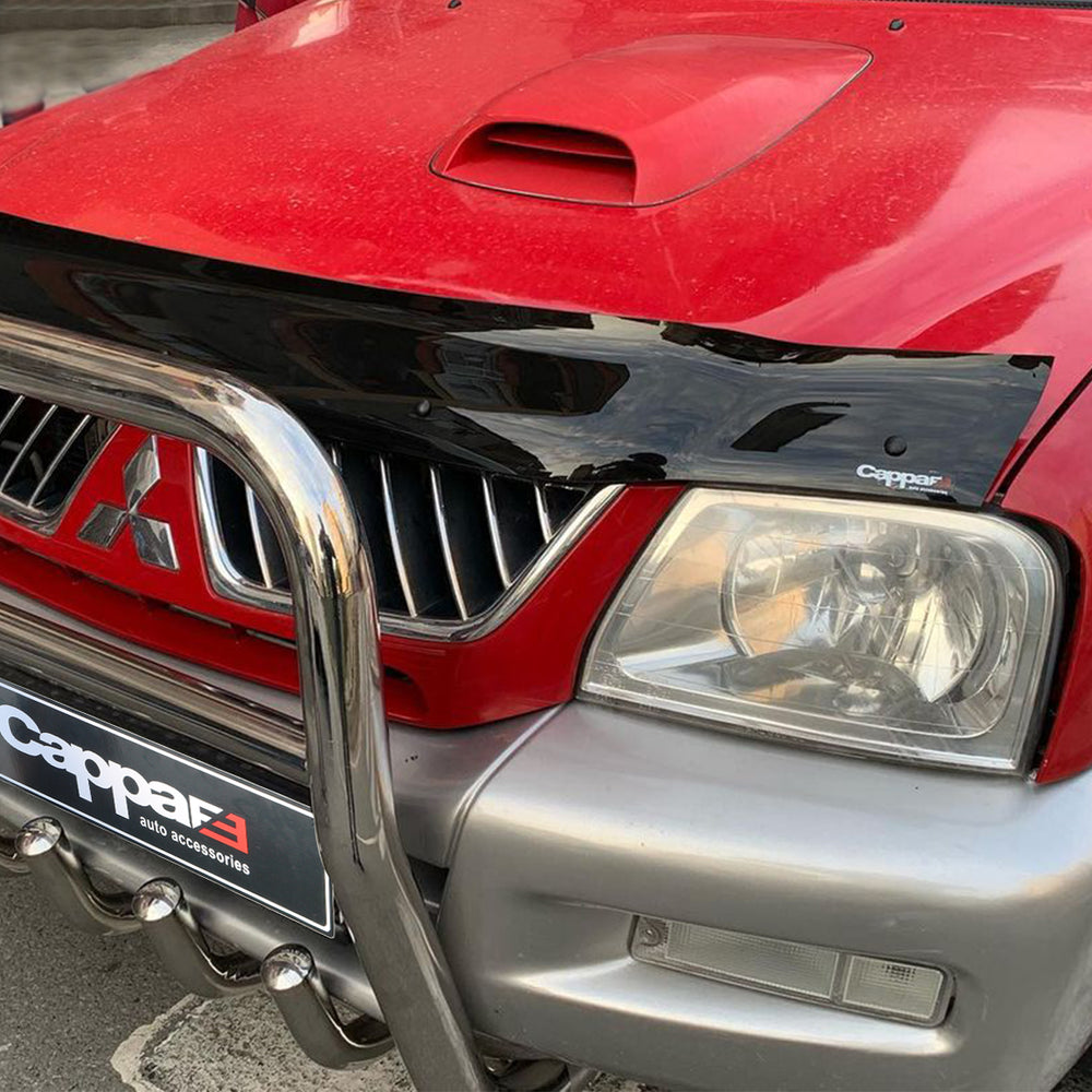 For Mitsubishi L200 Front Hood Protection Spoiler (1996–2006) – Bug Shield & Hood Deflector Guard