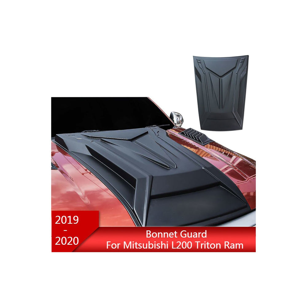 For Mitsubishi L200 Bonnet Guard Scoop (2019–2021) – Stylish Hood Protector & Air Scoop