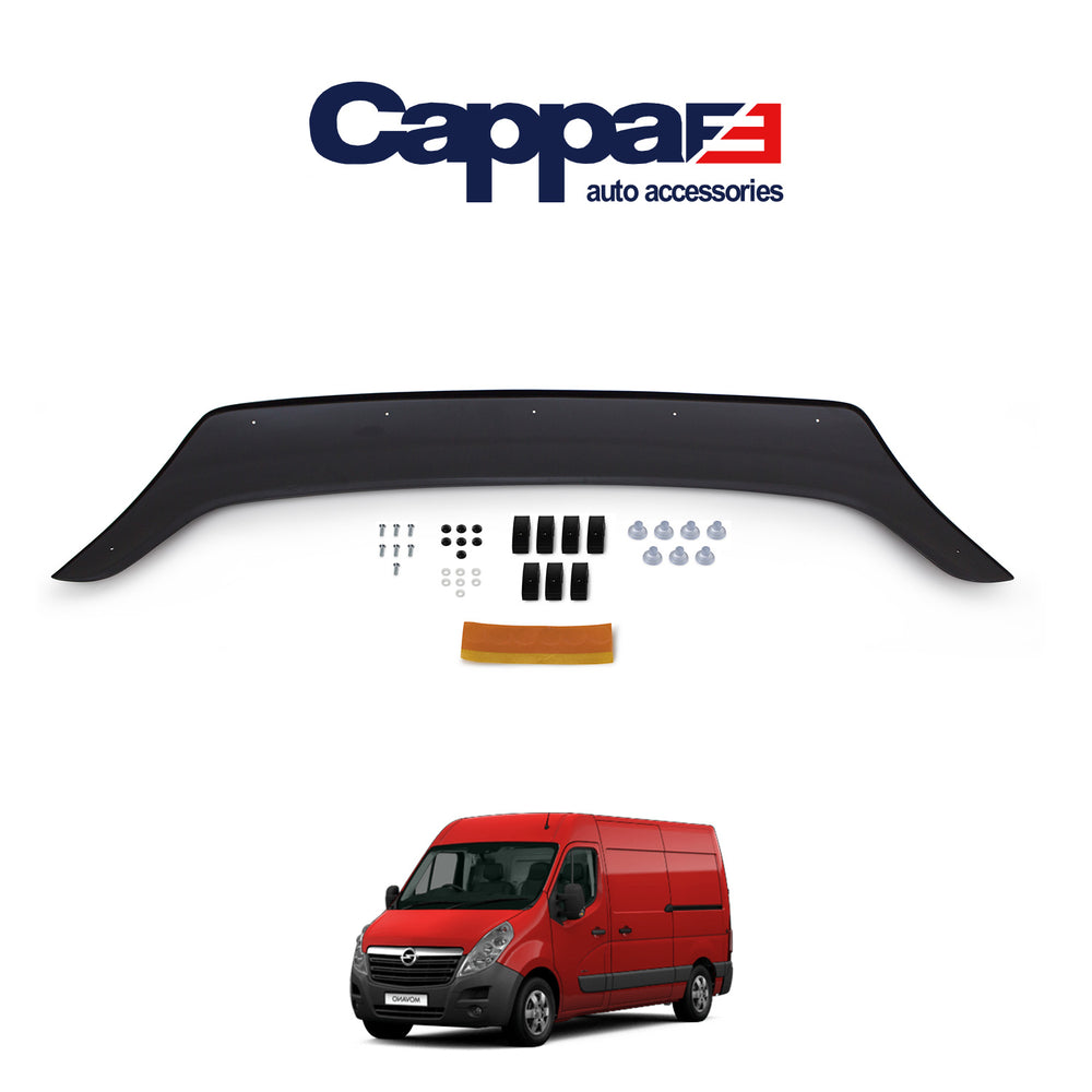 
                  
                    Front Hood Deflector for Opel Movano (2010–2024) – Bug Shield Protection Spoiler Guard
                  
                