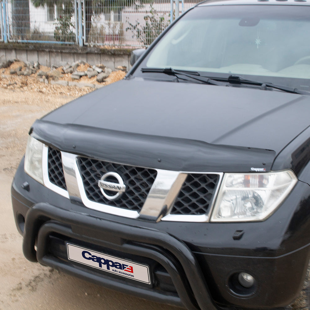 For Nissan Pathfinder Front Hood Protection Spoiler (2005–2014) – Bug Shield & Hood Deflector Guard