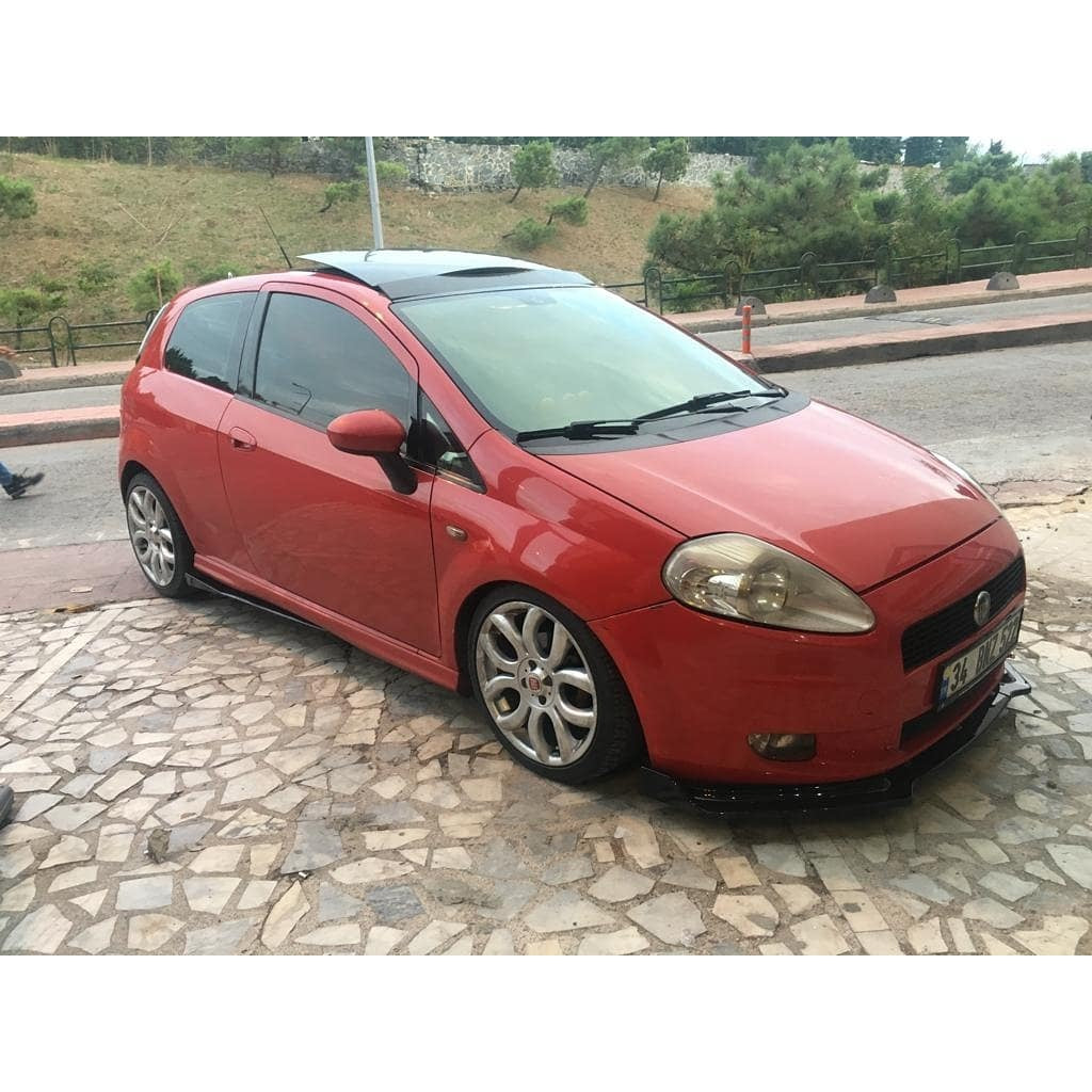 For Fiat Punto 2003–2020 Front Bumper Attachment Lip – Durable Lower Splitter Spoiler