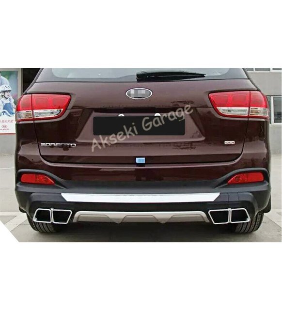 
                  
                    For Kia Sorento 2015–2017 Front & Rear Bumper Protection Diffuser Set – Glossy Black Styling Kit
                  
                