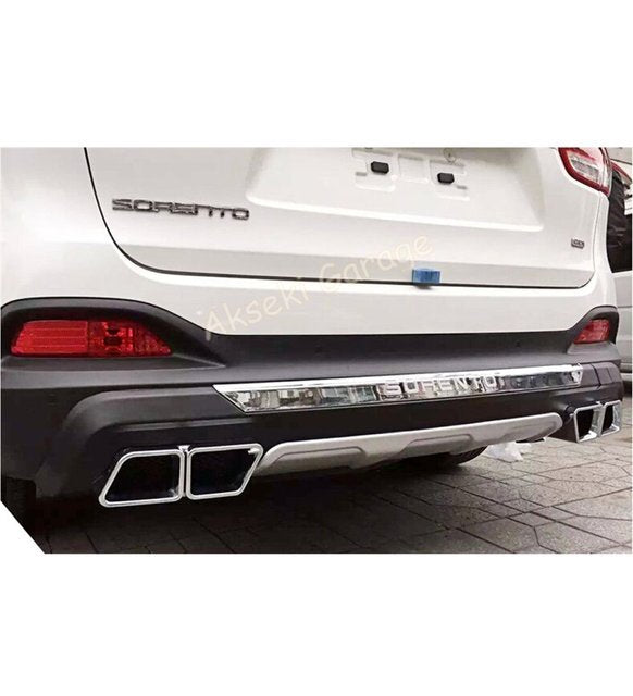 
                  
                    For Kia Sorento 2015–2017 Front & Rear Bumper Protection Diffuser Set – Glossy Black Styling Kit
                  
                