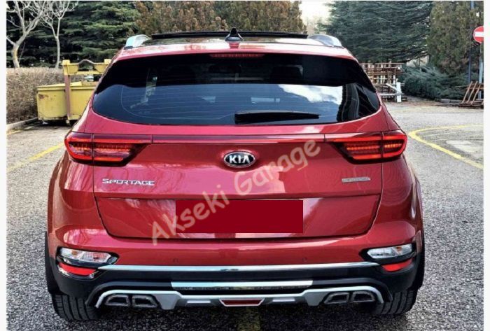 Fro Kia Sportage 2018-2021 OEM Rear Guard Diffuser – Durable Glossy Black Protection