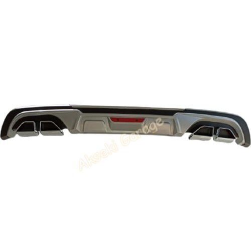 Fro Kia Sportage 2018-2021 OEM Rear Guard Diffuser – Durable Glossy Black Protection
