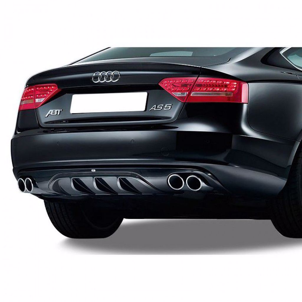 A-Style Rear Diffuser for Audi A5 B8 (2009–2012) – Coupe & Sedan Compatible – Unpainted