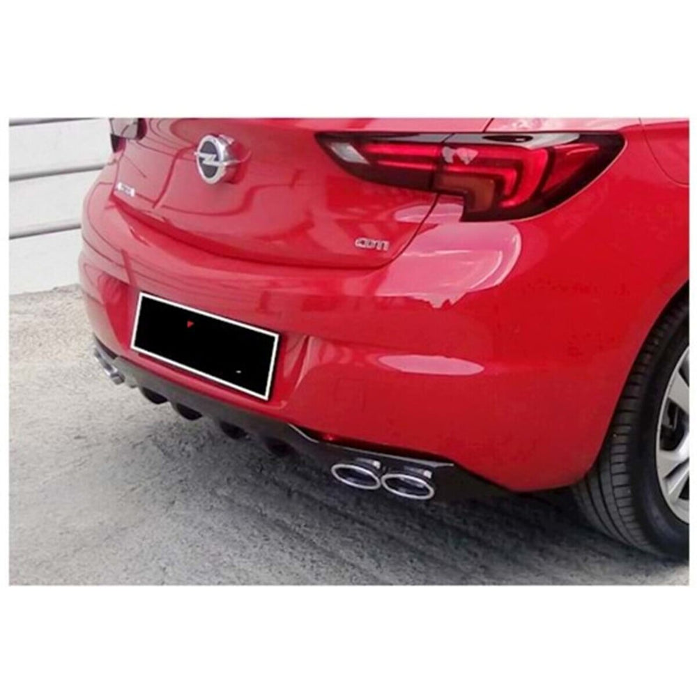 
                  
                    OPC Style Rear Diffuser + Chrome Exhaust Tip for Opel Astra K (2015–2021) – Piano Black Sport Set
                  
                