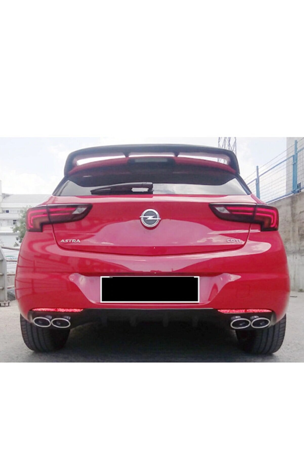 Bat Style Rear Spoiler for Opel Astra K (2015–2021) – Aggressive Wing Design Upgrade