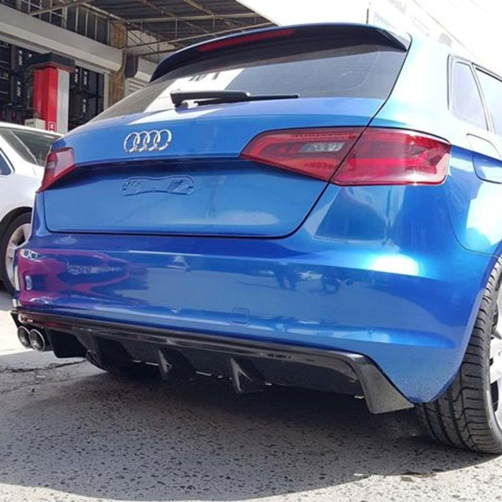 Rigr Style Rear Diffuser for Audi A3 8V (2012–2016) – Aggressive Rear Bumper Upgrade