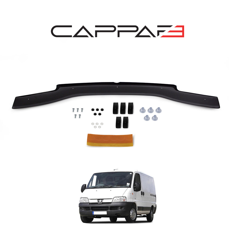 
                  
                    Front Hood Bug Deflector for Peugeot Boxer (1994–2014) – Protective Spoiler Shield Guard
                  
                