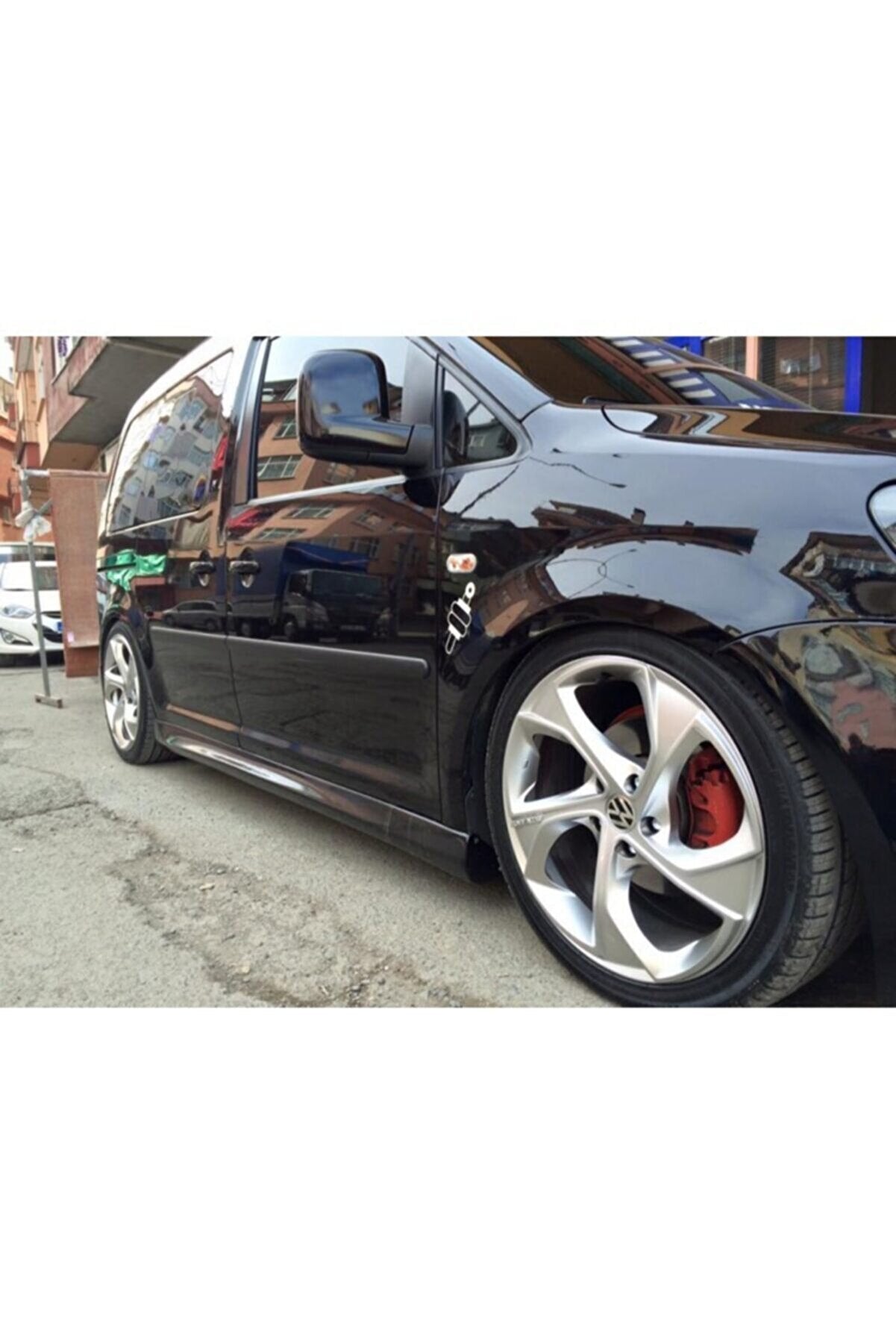 Side Skirt Set for VW Volkswagen Caddy (2003–2020) – Unpainted Plastic Panels