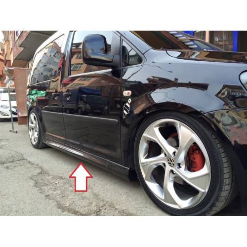 Side Skirt Set for VW Volkswagen Caddy (2003–2020) – Unpainted Plastic Panels