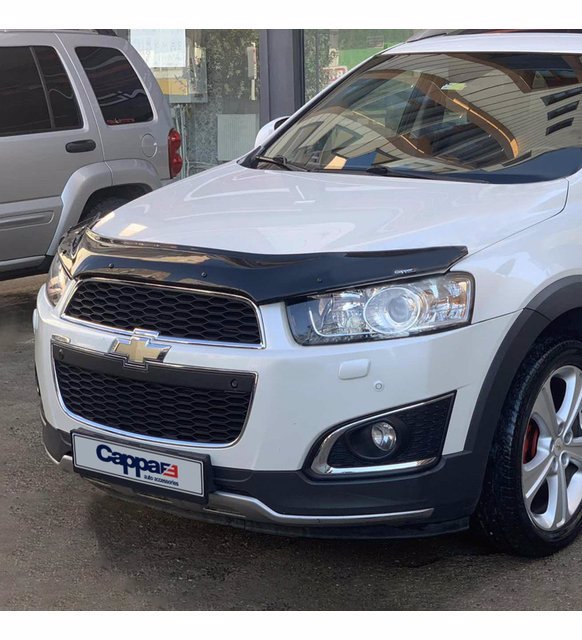 For Chevrolet Captiva Front Bug Shield Hood Deflector – Bonnet Protector Guard (2012–2019)