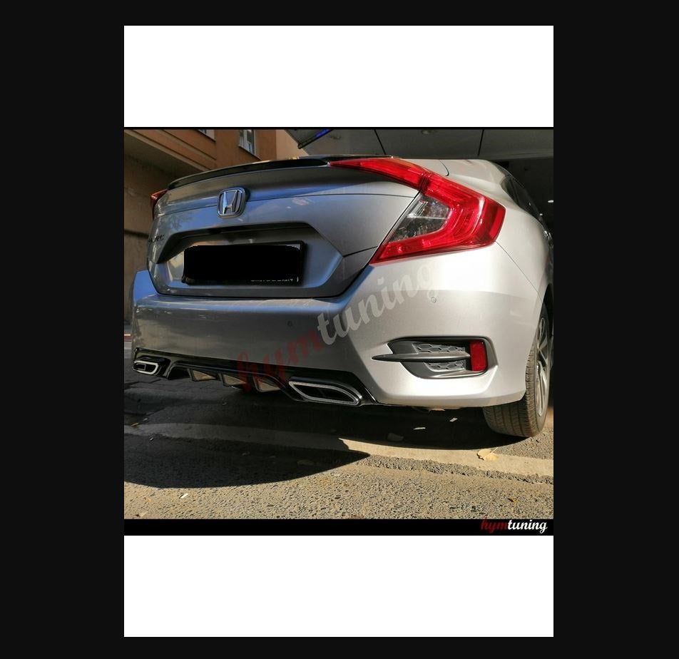 For Sport Exhaust Diffuser for Honda Civic FC5 (2016–2020) – Aggressive Rear Styling & Performance Look