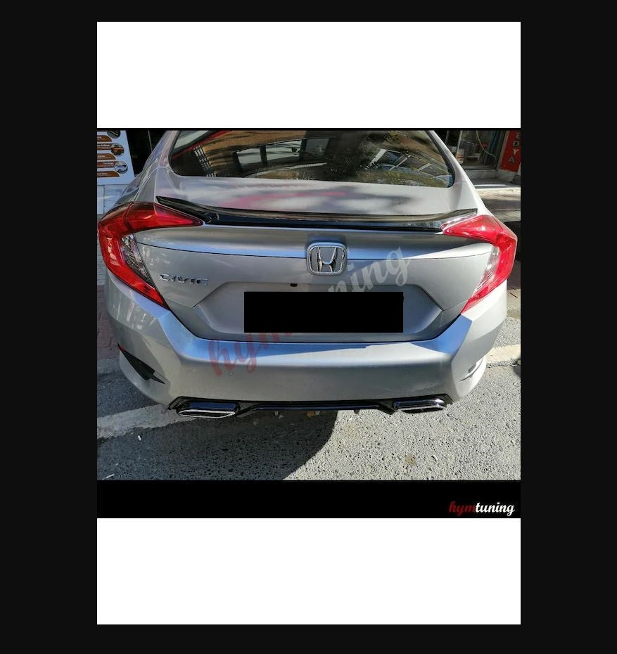 For Sport Exhaust Diffuser for Honda Civic FC5 (2016–2020) – Aggressive Rear Styling & Performance Look