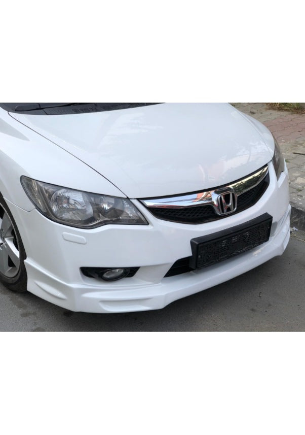 Front Lip for Honda Civic (2009–2011) – ABS Plastic Bumper Attachment for Sporty, Aggressive Look