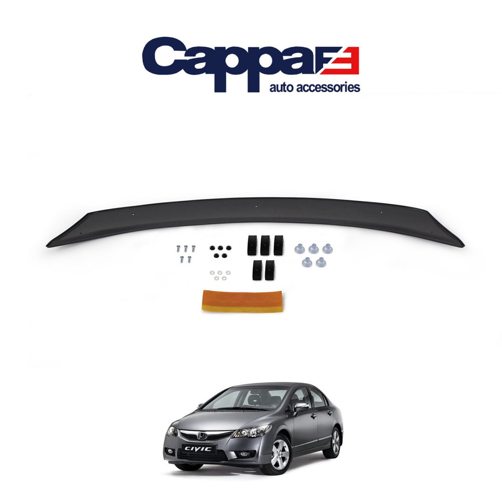 
                  
                    Glossy Black Front Hood Deflector for Honda Civic (2012–2022) – Bug Shield & Hood Protection Spoiler
                  
                