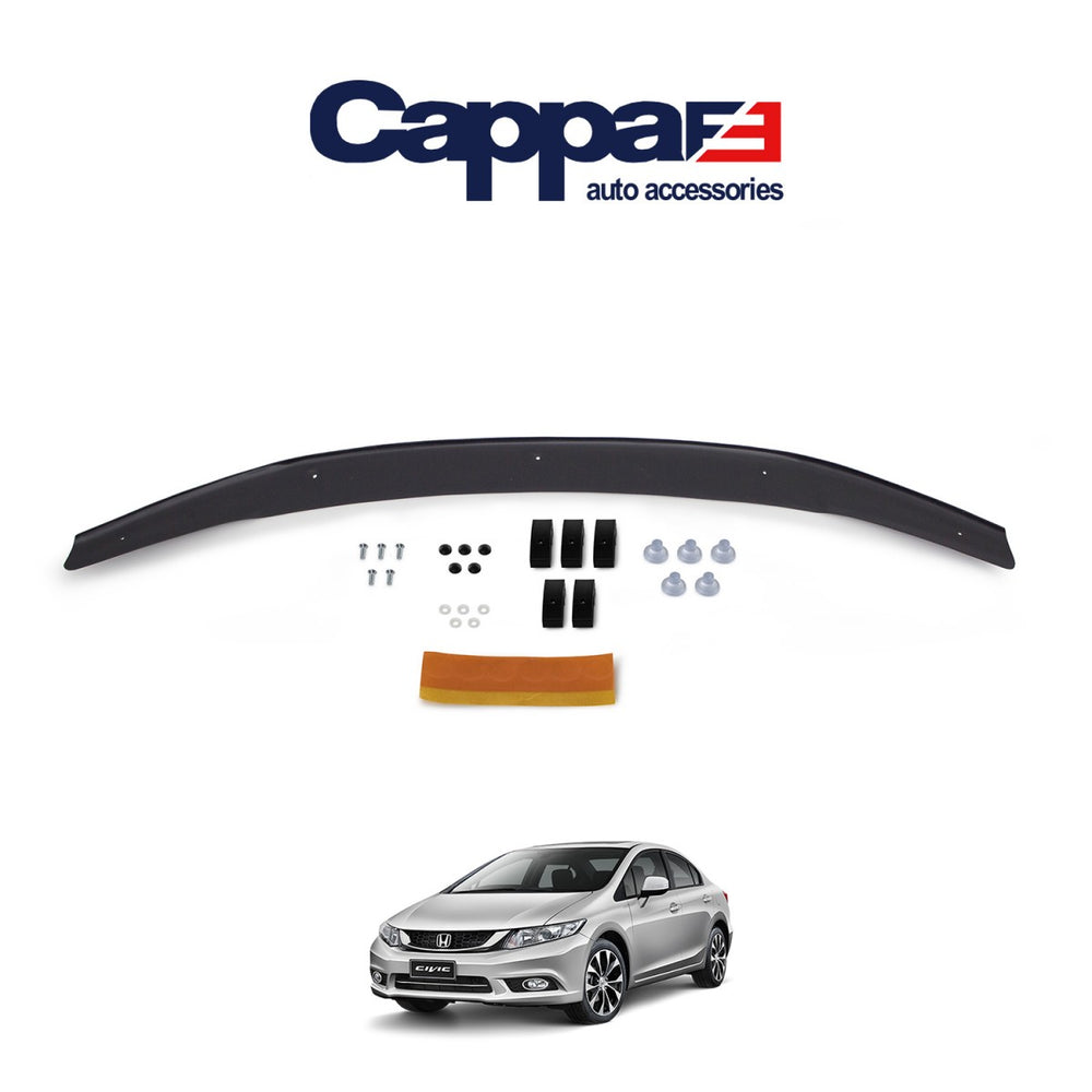 
                  
                    Glossy Black Front Hood Deflector for Honda Civic (2012–2022) – Bug Shield & Hood Protection Spoiler
                  
                