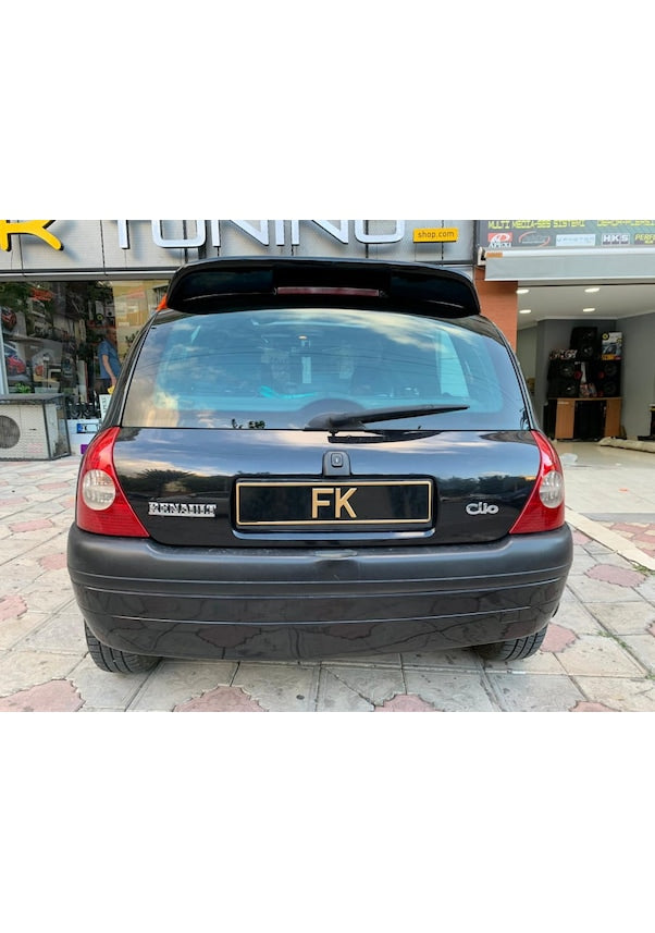 Unpainted Spoon Style Rear Spoiler for Renault Clio 2 Hatchback (1998–2005) – Customizable Auto Accessory