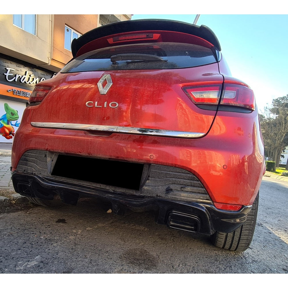 
                  
                    For Renault Clio 4 RS Diffuser + Exhaust Tip Piano Black – 2012-2016 Body Kit Upgrade
                  
                