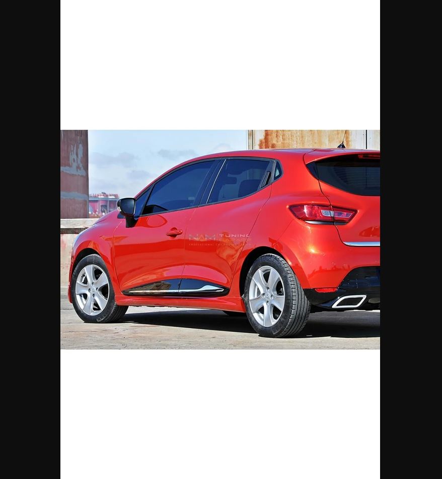 Custom Side Skirts for Renault Clio 4 HB 4-Door Models (2012–2016) – Unprimed & Unpainted