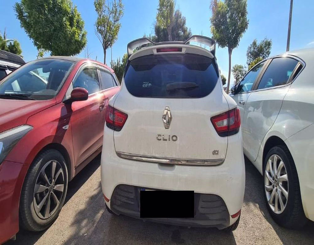 RS Style Spoiler for Renault Clio 4 (2012-2019) Unpainted – Sporty Auto Styling Accessory