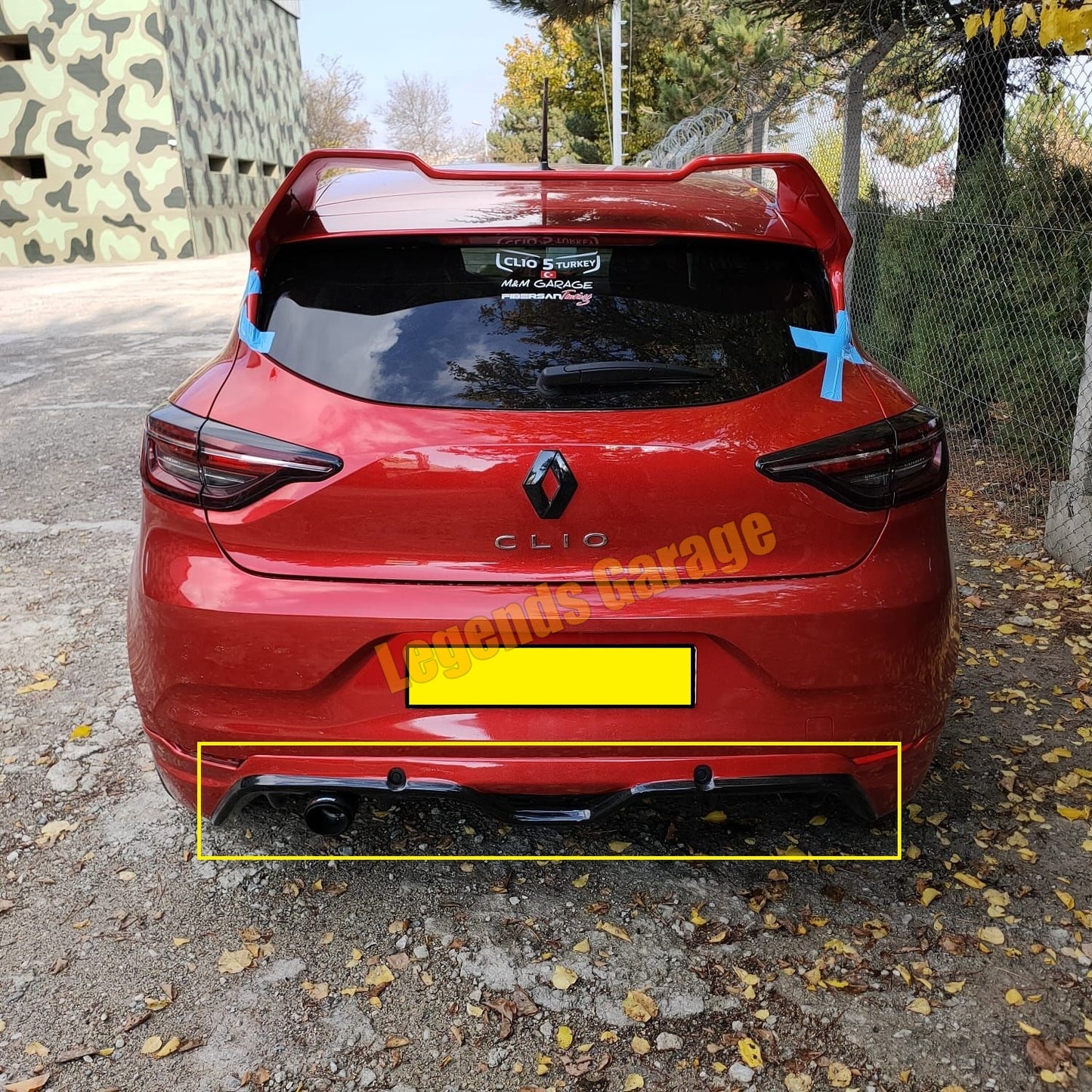 Renault Clio 5 Diffuser Rocker Body Kit – 2019-2022 Sporty Rear Upgrade