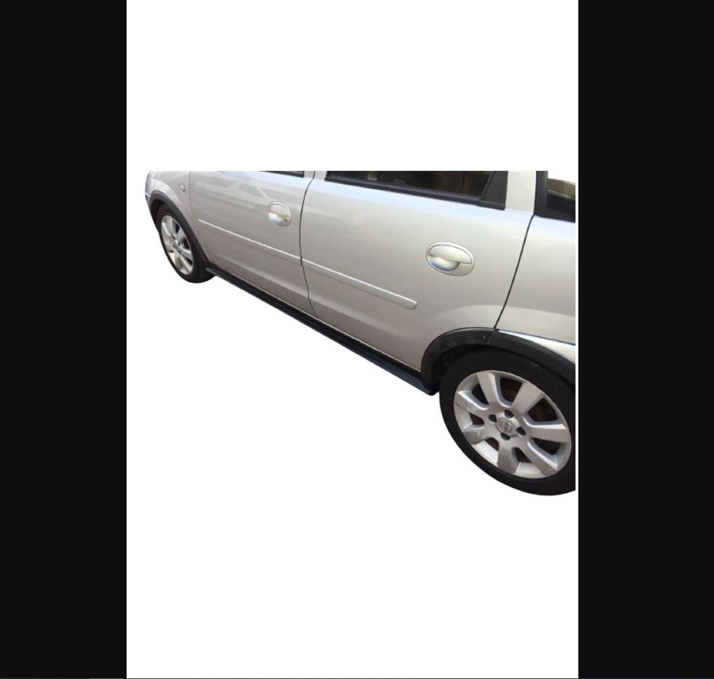 OPC Style Side Skirt Set for Opel Corsa C (2001–2006) Unpainted Unprimed – 2-Piece Sport Body Kit Upgrade