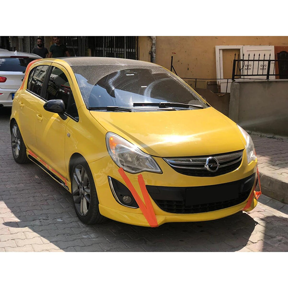 For Stinmtz Style Front Lip Spoiler for Opel Corsa D (2011–2014) UNPAINTED – Sporty Front Bumper Splitter Upgrade