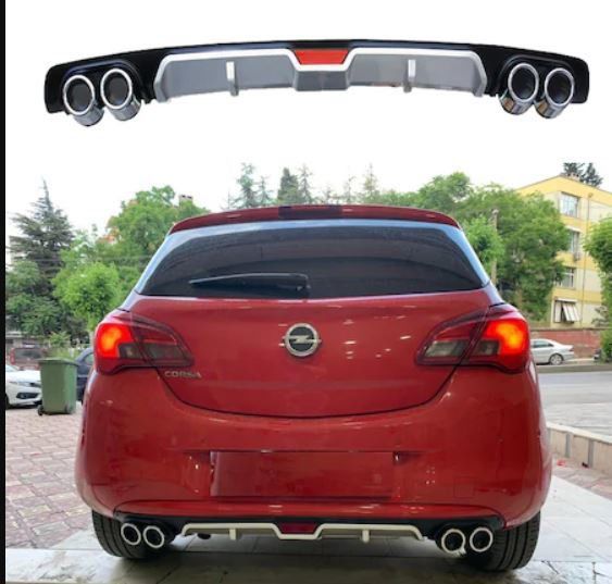 
                  
                    Universal Rear Diffuser for Opel Corsa E – Sporty Rear Bumper Upgrade, Aggressive Look
                  
                