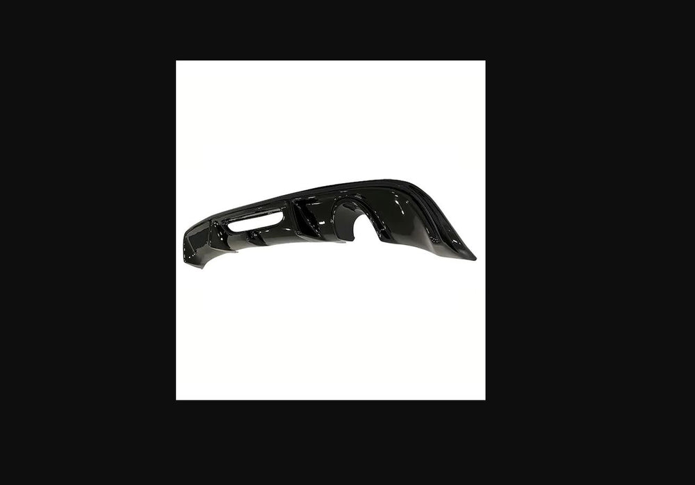 For Opel Corsa F Race Diffuser Piano Black Right Single Outlet (2019–2022) – Sporty Rear Bumper Upgrade