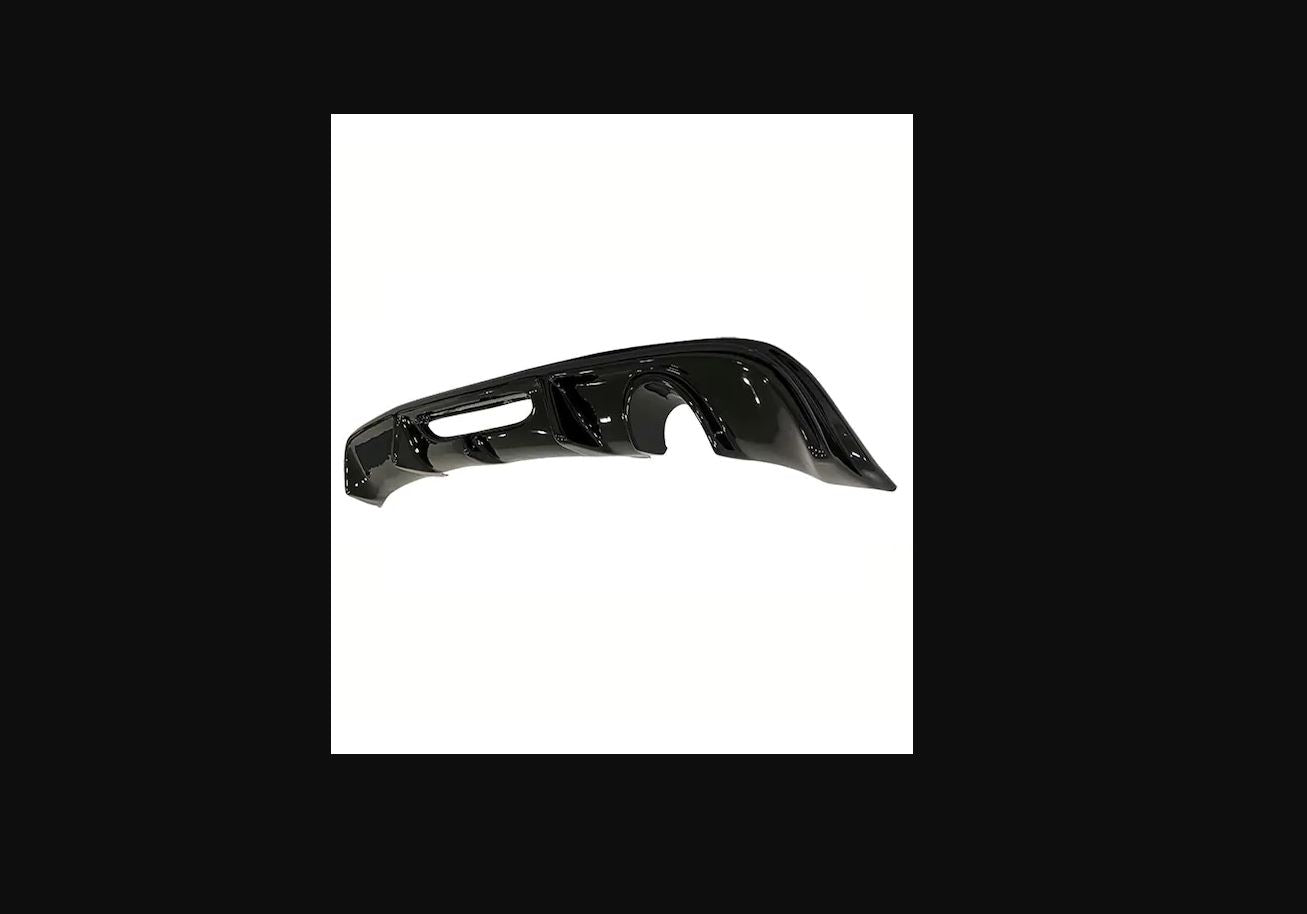For Opel Corsa F Race Diffuser Piano Black Right Single Outlet (2019–2022) – Sporty Rear Bumper Upgrade