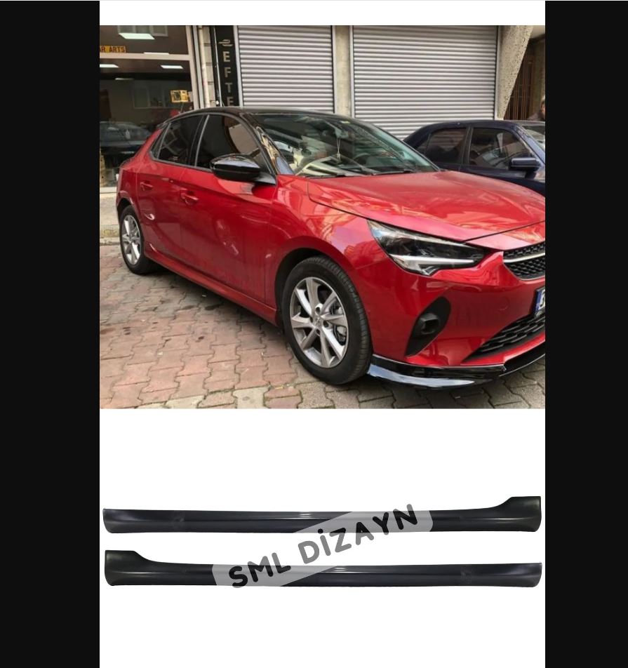 
                  
                    Plastic Side Skirts for Opel Corsa F (2019–2025) Unpainted Unprimed – Durable Side Sills Upgrade
                  
                