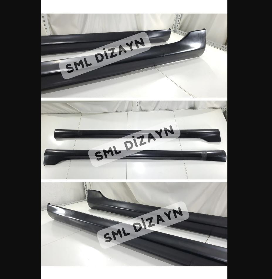Plastic Side Skirts for Opel Corsa F (2019–2025) Unpainted Unprimed – Durable Side Sills Upgrade